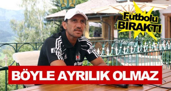 Trk futbolunun efsanesi futbolu brakt